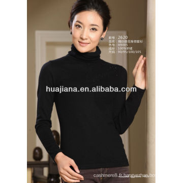 pull basique en cachemire design basique pour femme